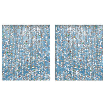 Blue Bugs Bunny Curtains