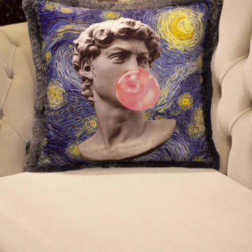 Van Gogh David Modern Cushion / Pillow