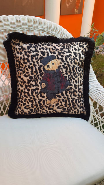 Teddy Bear Velvet Cushions / Pillows