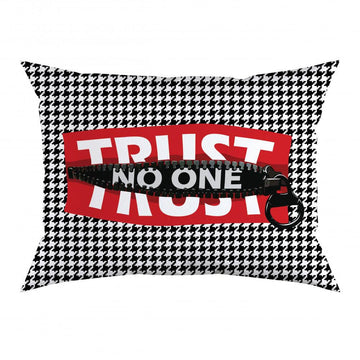 Trust No One Velvet Cushions / Pillows