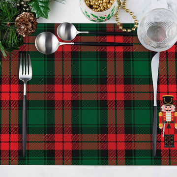 Christmas Fabric Placemats with Tin Soldiers