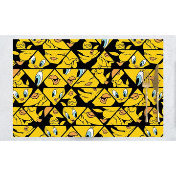 Tweety Face Fabric Placemats