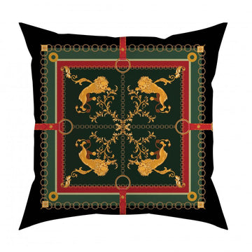 Baroque Pattern Velvet Cushion / Pillow