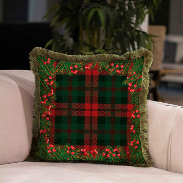 Christmas Red Cushions / Pillows with Mistletoe