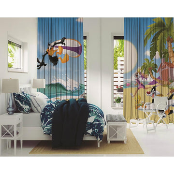 Looney Tunes Team Curtains