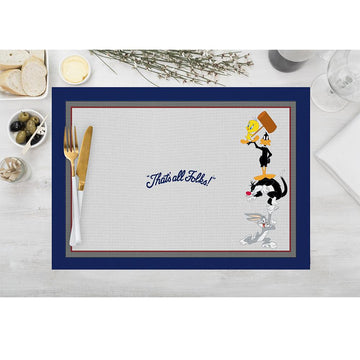 That's All Folks Fabric Placemats