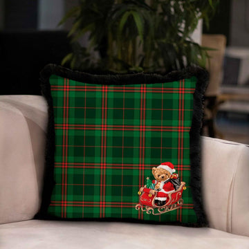 Christmas Santa Teddy on Sled Cushions / Pillows